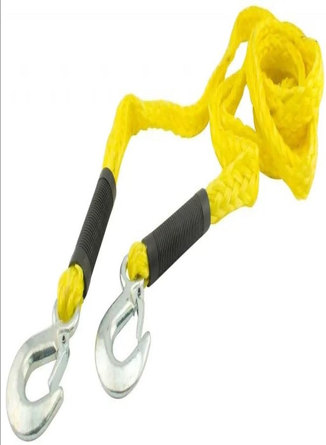 Furret Prime Strong Nylon 18 mm Thick Towing Rope with Heavy end Locking Consoles - Yellow - Image 3